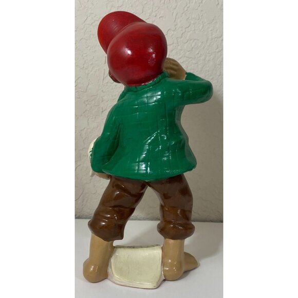 Vintage 1964 Ceramic Daily News Carrier Figurine Mid-Century Modern MCM 1960s - Picture 3 of 6